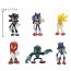 Sonic The Hedgehog Metal Sonic Figure Set 6 Pcs