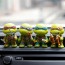 Teenage Mutant Ninja Turtles Figure 4 Pcs Car Decoration Accessories