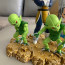 Vegeta And Saibaiman From Dragon Ball Z Figure Statue