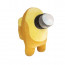 Yellow Eye From Among Us Plush Toy