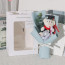 Graduation Bear Plush Bouquet 27cm 10.62inches Pink Purple Blue Beige
