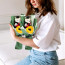 Graduation Bear Plush Sunflower Bouquet 35cm 13.78inches Green