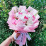 Hello Kitty Flower Bouquet Mother's Day Graduation 30cm 11.81inches Dark Pink