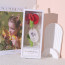 Knitted Carnation Flower With LED Mother's Day Graduation Gift In Clear Box 27cm 10.62inches Pink Red Purple