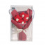 Small Knitted Flowers Bouquet Mother's Day Graduation Gift In Clear Box 19cm 7.48inches Pink Cream Purple Blue Orange Red