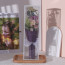 Carnation Flower Bouquet Multi Color Mother's Day Graduation Gift In Clear Box 32cm 12.6inches Pink Purple Cream Red