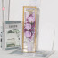 Tall Rose Flower Bouquet Mother's Day Graduation Gift In Clear Box 32cm 12.6inches Pink Purple Blue Red
