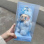 Labubu The Monsters Zimomo Blue Vinyl Plush Doll 17cm 6.69inches