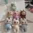 Pop Mart Labubu The Monsters Exciting Macaron Vinyl Face Plush Blind Box Whole Set 6pcs