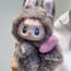 Labubu The Monsters Brown Vinyl Plush Doll 17cm 6.69inches