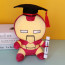 Iron Man Marvel Graduation Soft Stuffed Plush 20cm 7.87inches
