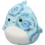 Squishmallows Luther the Tie Dye Tiger Shark Plush Toy 20cm 7.87inches