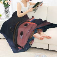 Minions Agnes Blanket Throw - Agnes Looking Up Movie Art