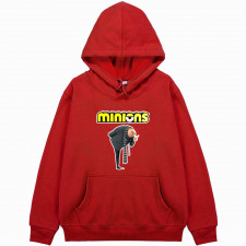 Minions Gru Hoodie Hooded Sweatshirt Sweater Jacket - Gru Angry Side Portrait