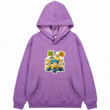 Minions Hoodie Hooded Sweatshirt Sweater Jacket - Minions Protesting Sticker