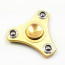 Brushed Metal Triangle Shaped Fidget Spinner