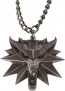 The Witcher 3 Necklace with White Wolf Medallion & Chain