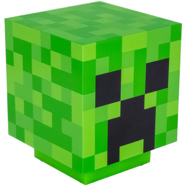 Minecraft Creeper Light Up Figure - Paladone Table Light with Sounds