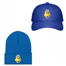 Minions Stuart Baseball Cap Beanie Hat - Stuart Wearing Leaves Cloth