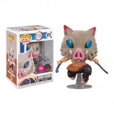 Funko Pop Inosuke Hashibira Flocked #875 Vinyl Figure