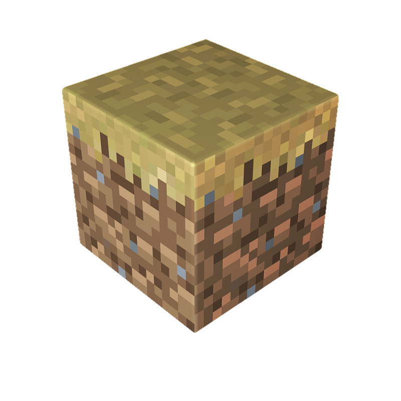 Minecraft Magnetic Dirt Path Blocks Kit Toy 3 Pcs Set