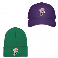 Minions Edith Baseball Cap Beanie - Edith Happy Run