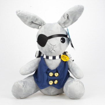 Black Butler Kuroshitsuji Ciel Phantomhive Rabbit Plush Doll - Grey