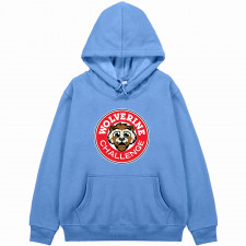 Grove City College Wolverines Hoodie Sweatshirt Jacket - Grove City College Wolverines College Football Team Single Logo