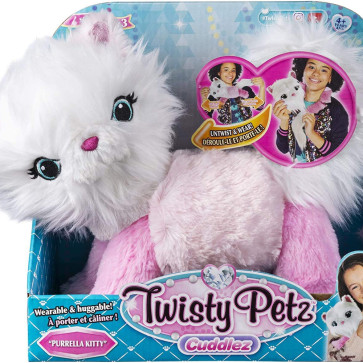 Twisty Petz Cuddlez Purrella Kitty Transforming Collectible Plush