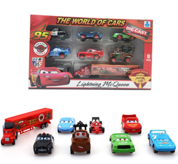 McQueen Cars Complete 8 pc Collection Set