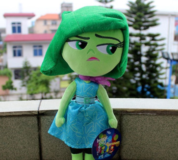 Disney Pixar Inside Out Disgust Plush 28cm Stuffed Toy 11 inches