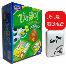 ThinkFun Zingo Sight Words Reading Game for Pre-K to 2nd Grade - Toy of the Year Finalist
