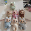 Pop Mart Labubu The Monsters Exciting Macaron Vinyl Face Plush Blind Box Whole Set 6pcs