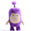 Oddbods Jeff Purple Soft Stuffed Plush Toy