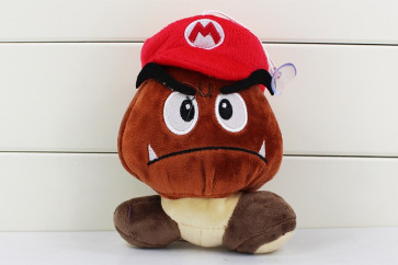 Super Mario Angry Goomba Soft Plush Toy 13cm