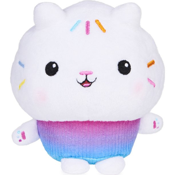 Gabby’s Dollhouse 7 inches Cakey Cat Purr-ific Plush Toy