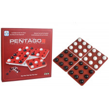 Pentago Game 3D Wooden Cube Brain Teaser Puzzle