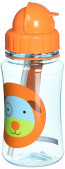 Skip Hop Zoo Little Kid Straw Bottle Dog