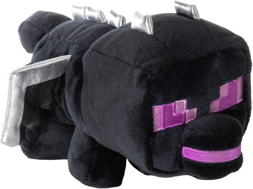 JINX Minecraft Happy Explorer Standing Ender Dragon Plush Stuffed Toy, 8 Inches