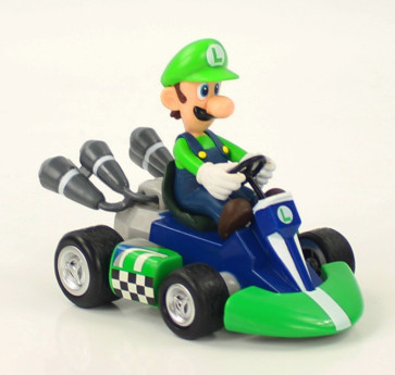 Luigi Mario Kart Pull Back Racer